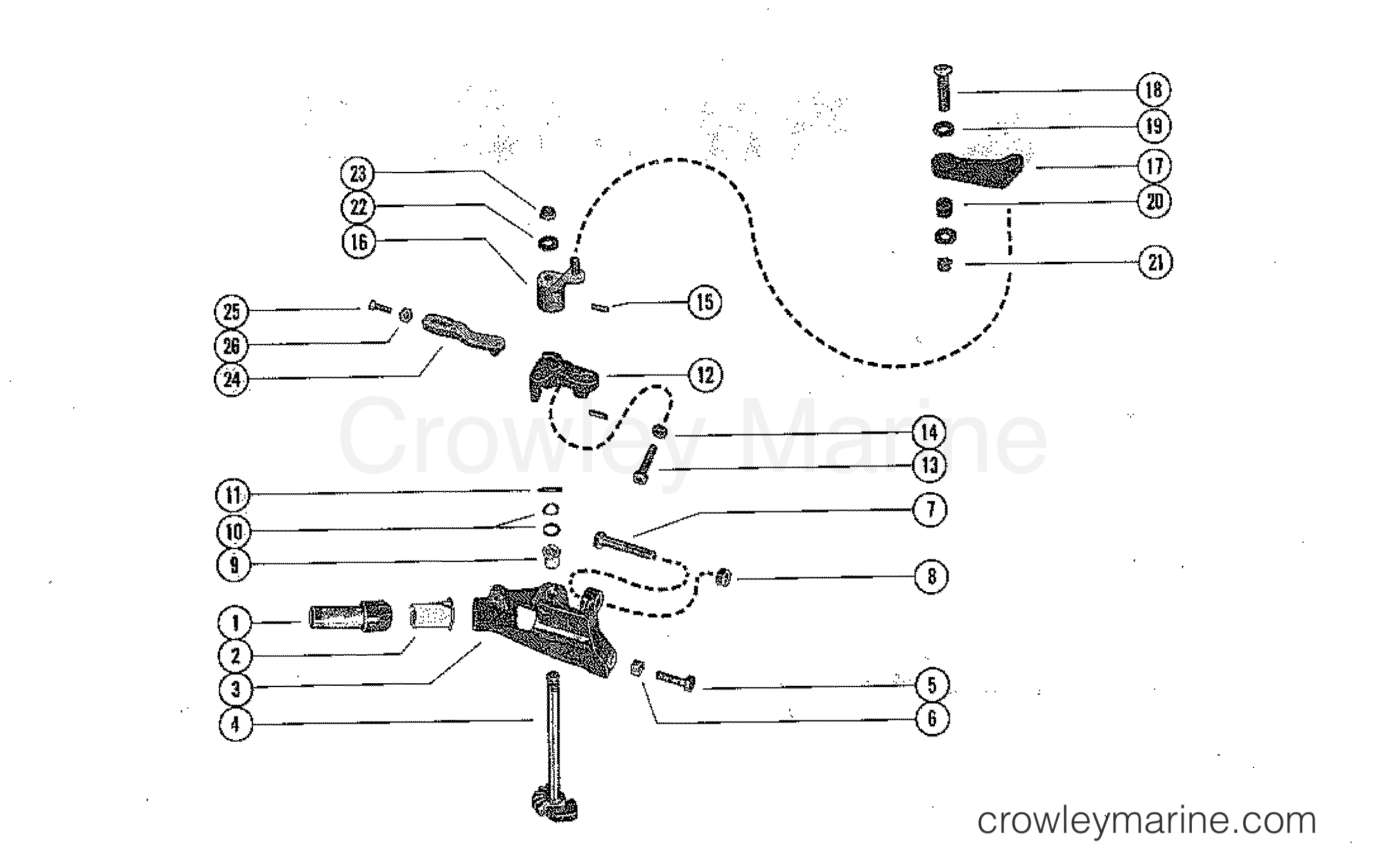 Throttle Linkage Mercury Outboard Throttle Cable Diagram
