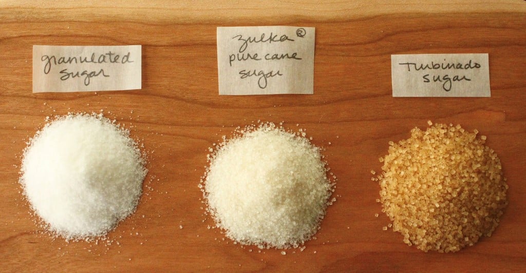 Granulated Sugar vs Raw Sugar