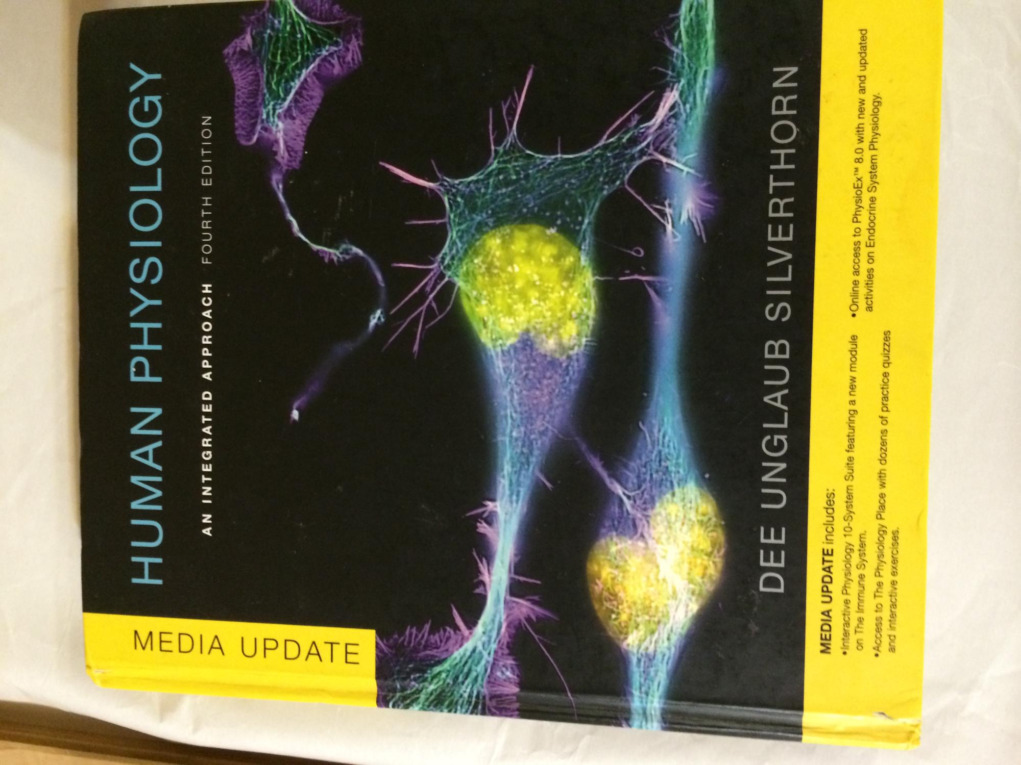 Human Physiology an Integrated Approach Silverthorn