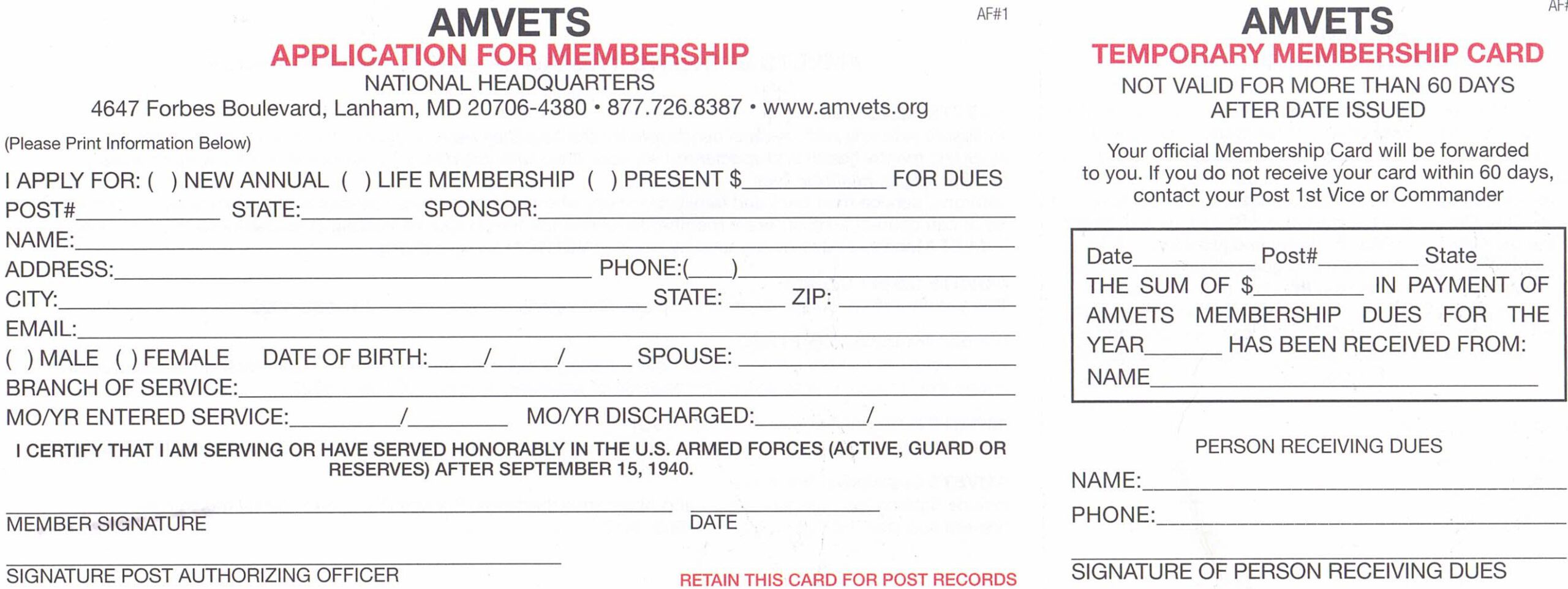 A Temporary Membership May Be Issued for a Period Of