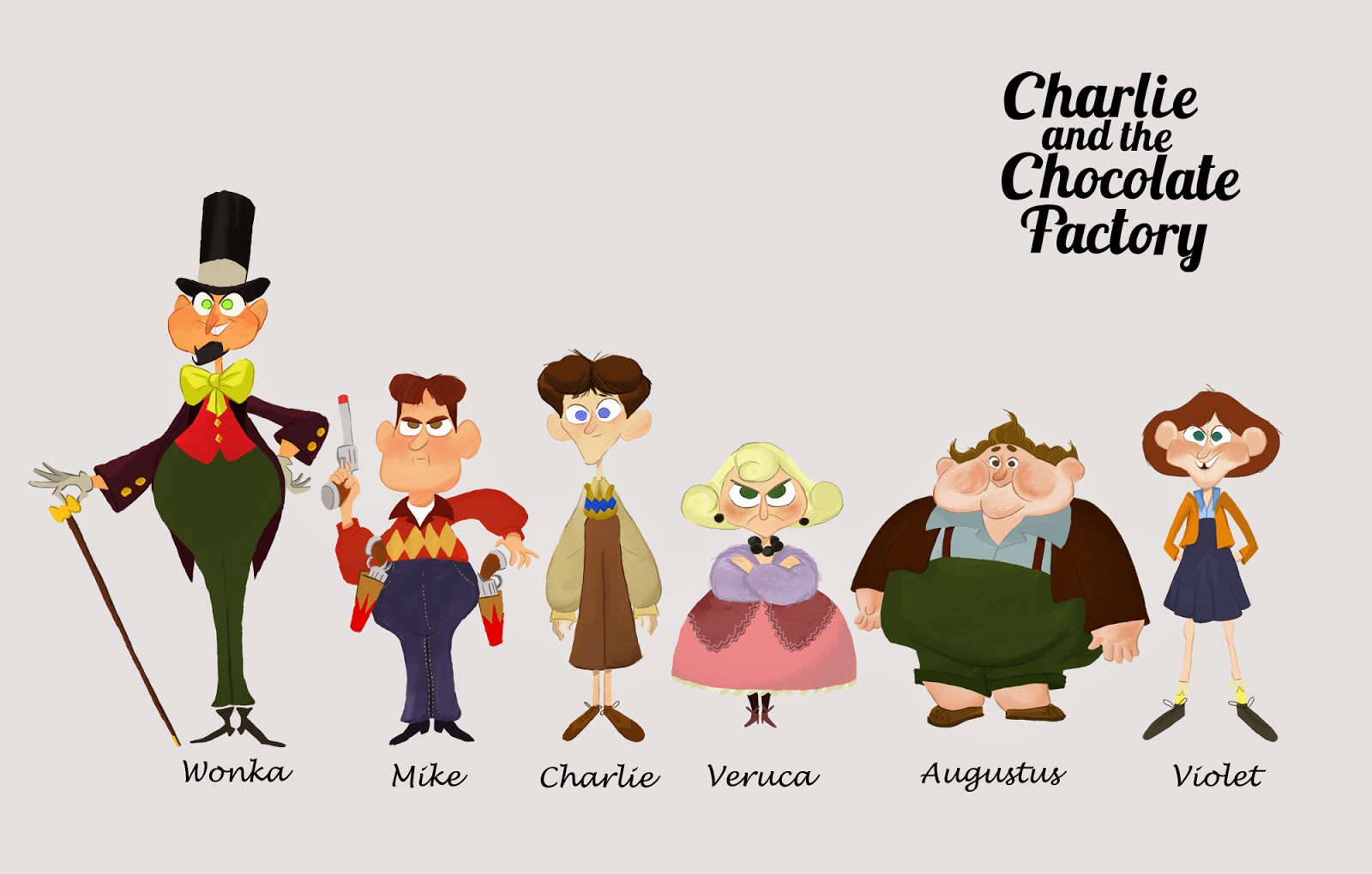 Characters in Charlie and the Chocolate Factory