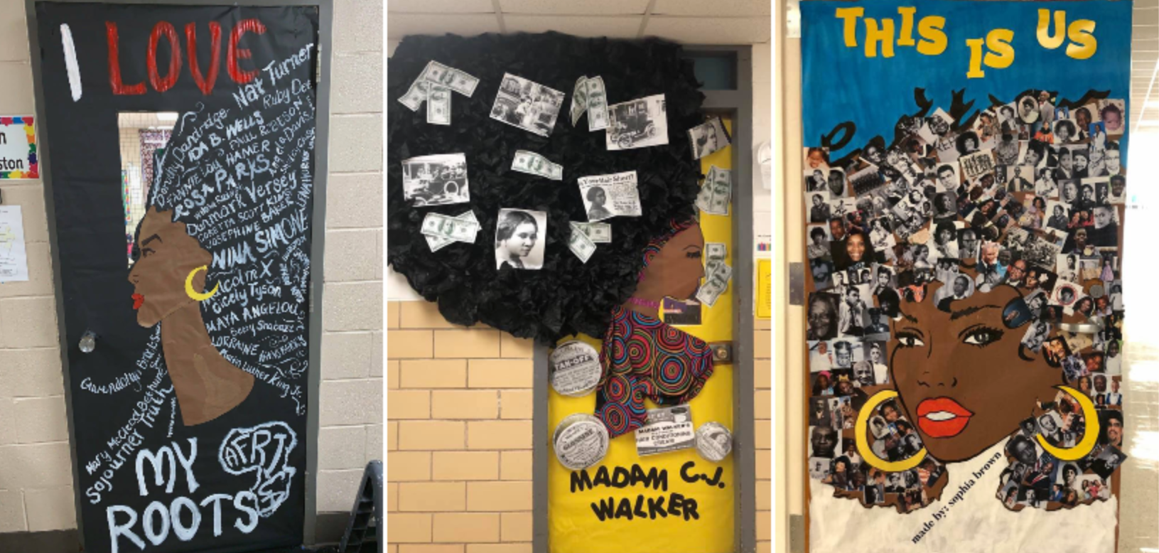 Black History Month Classroom Door Decorations