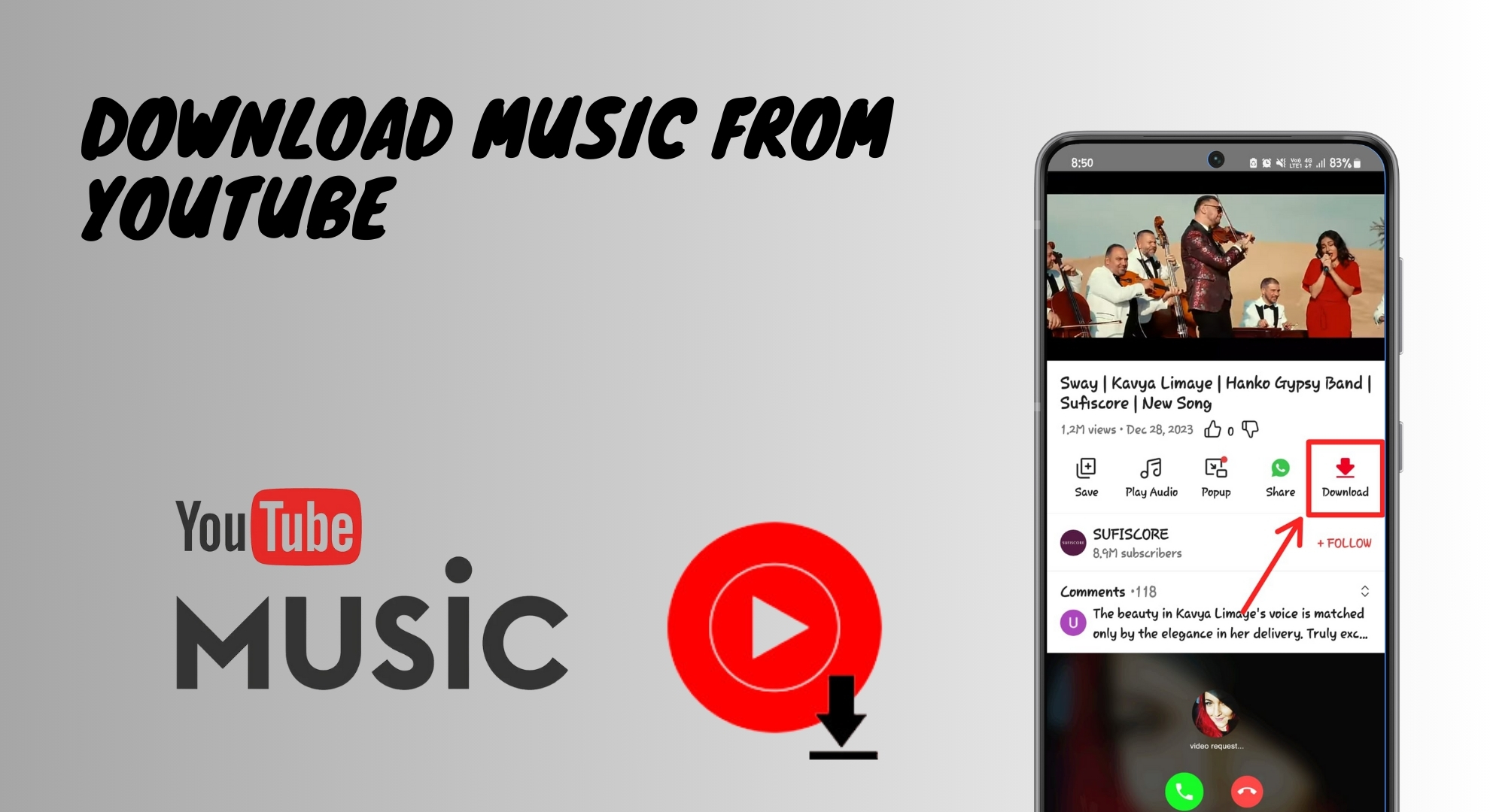 Application to Download Music from Youtube