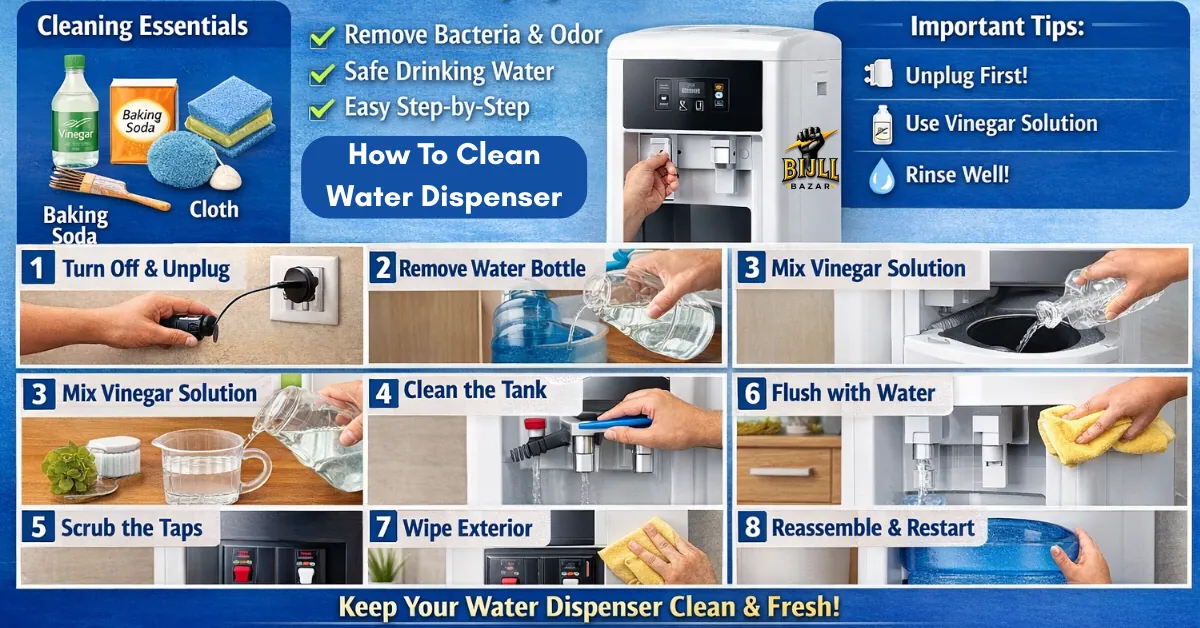 How to Clean a Water Dispenser