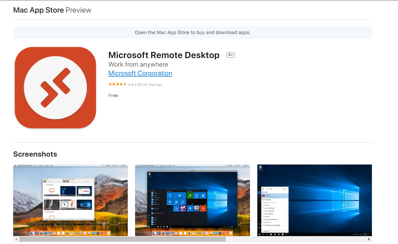 Remote Desktop App