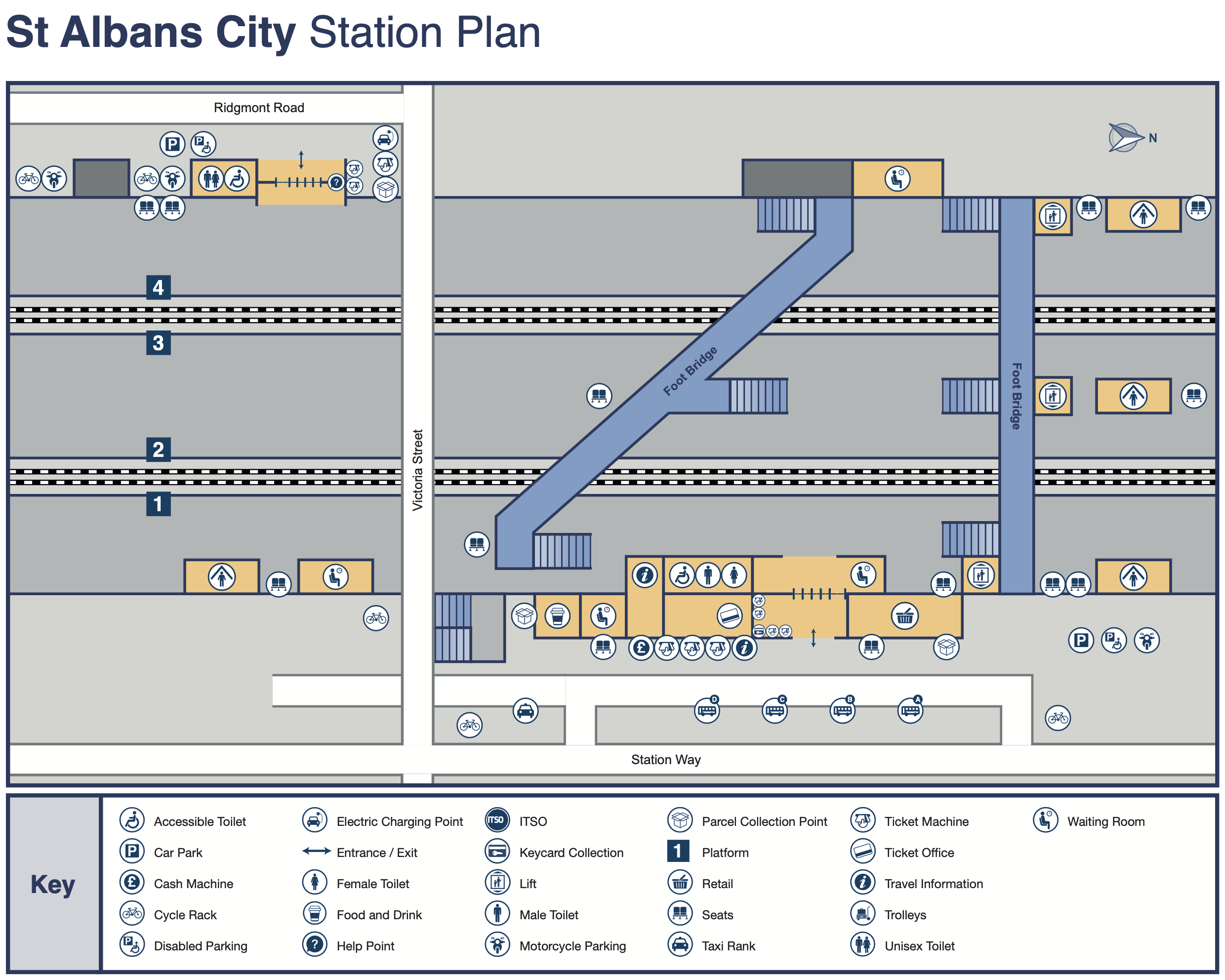 St Albans City Railway Station Zone