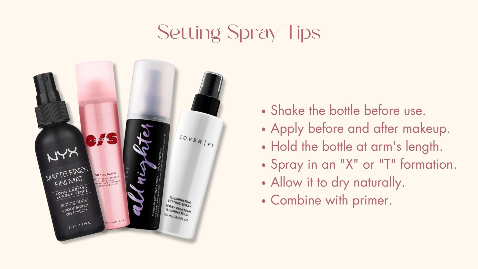 When to Put Setting Spray