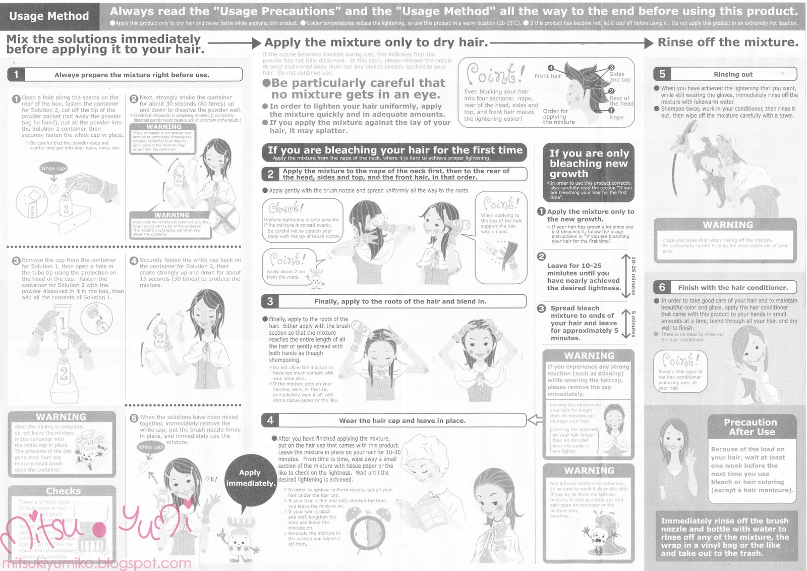 Splat Hair Dye Instructions Timing Chart