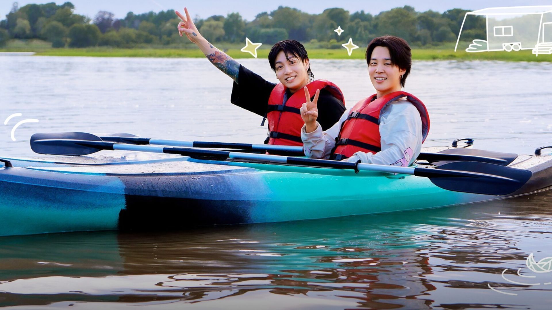 Jimin and Jk Boat Incident