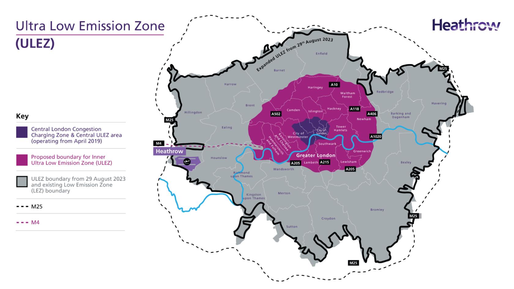Is Heathrow Airport in Ulez Zone