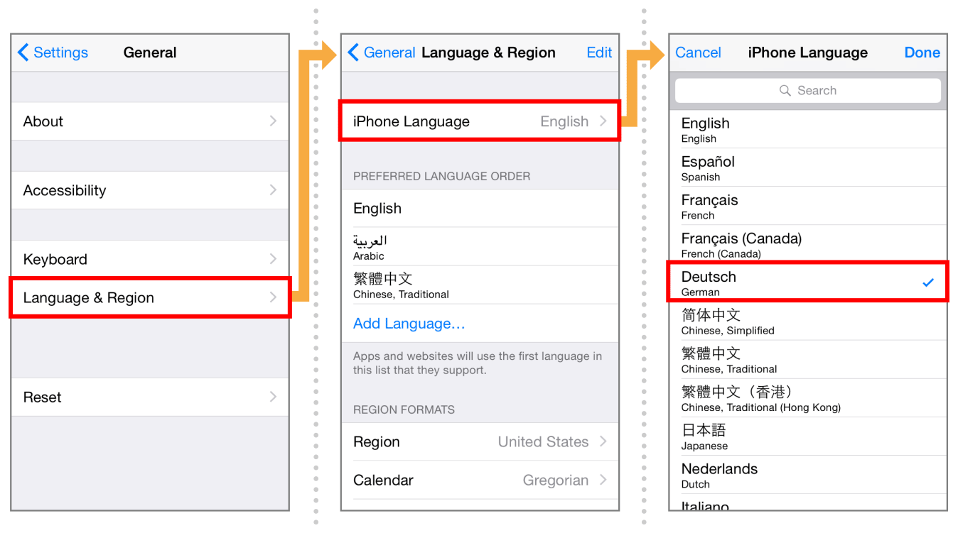 How to Change Language in Iphone