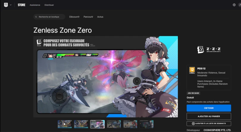 Zenless Zone Zero Sur Pc Usitility