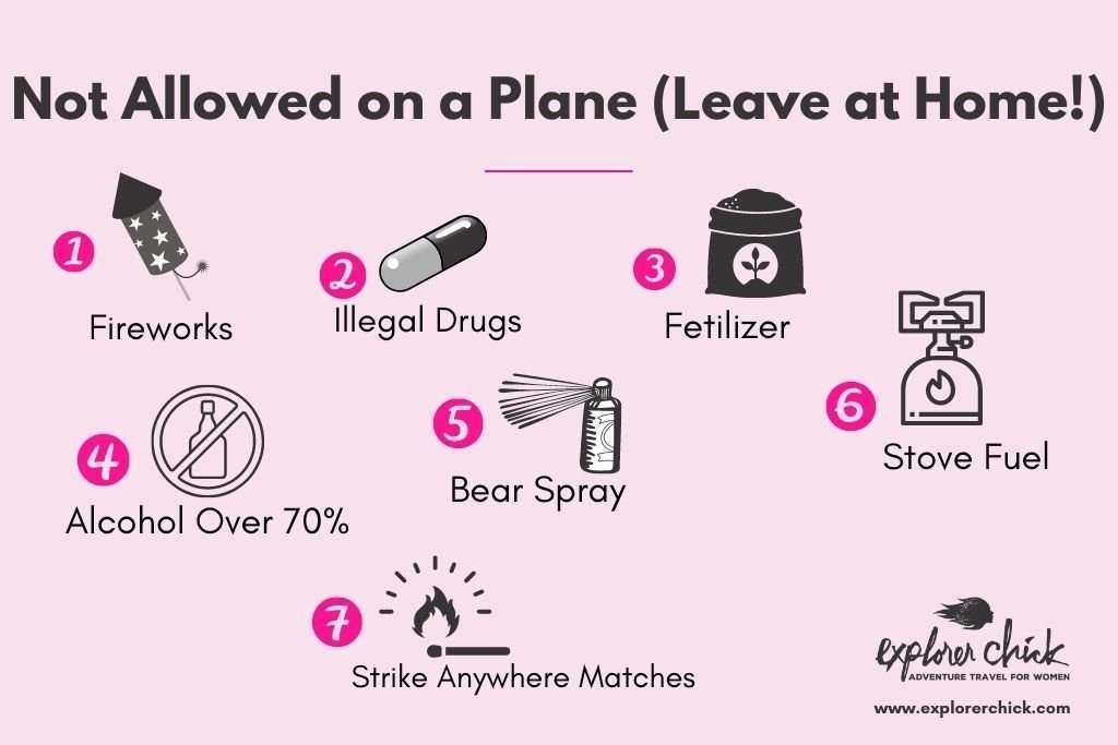 Things to Not Take on a Plane