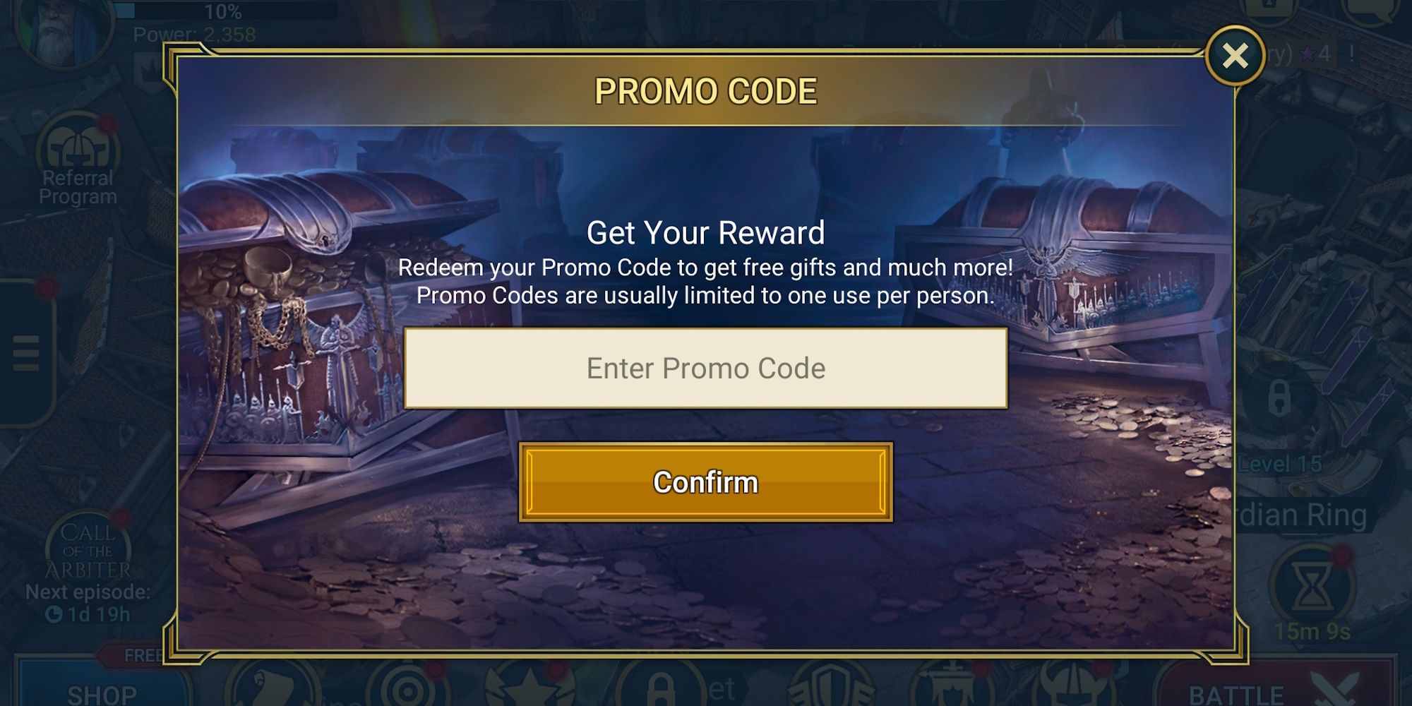 How to Enter Promo Codes in Raid