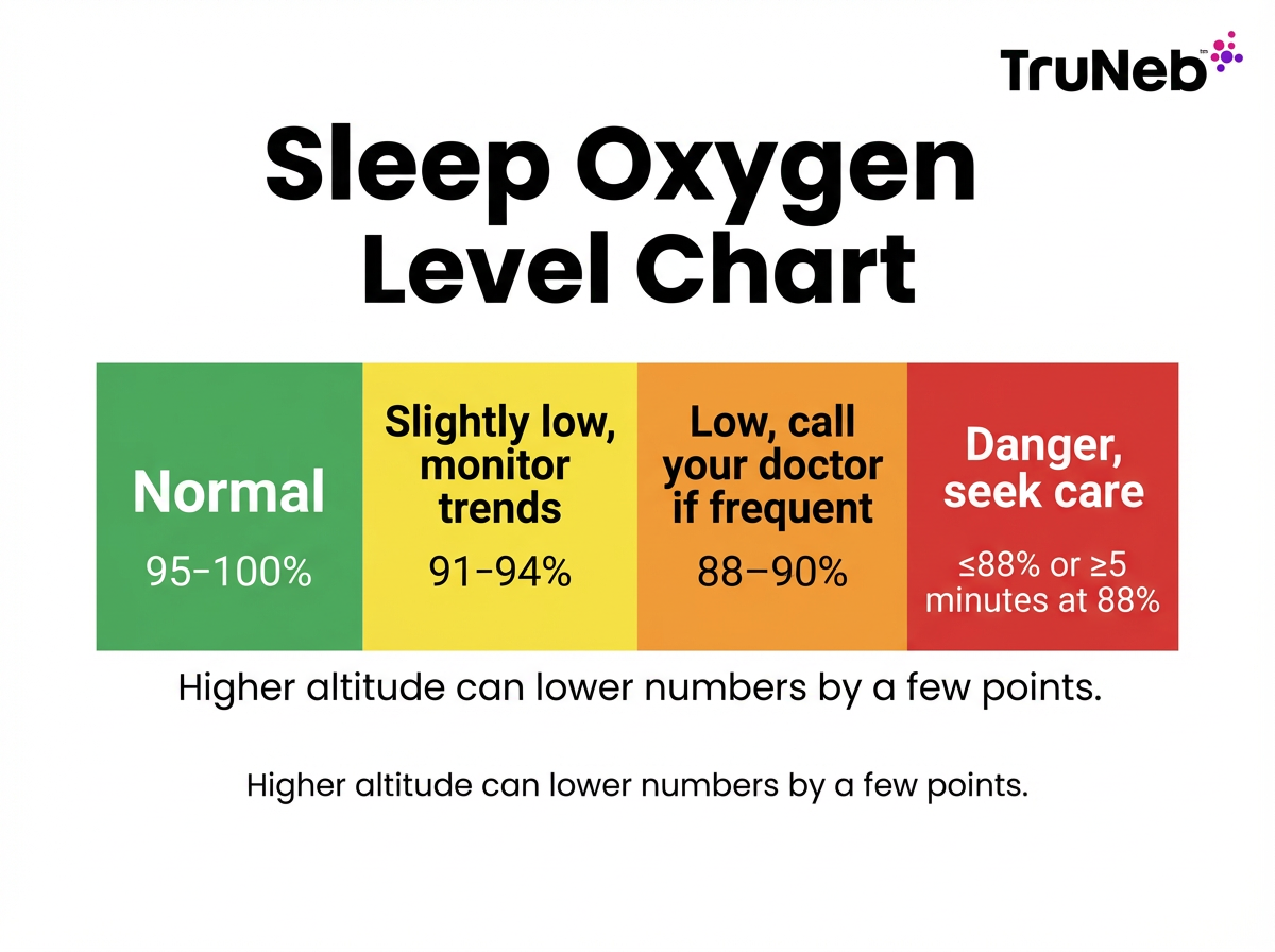 Normal Sleep Blood Oxygen Level
