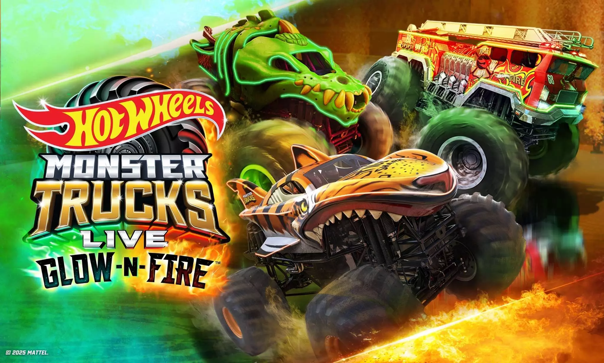 Hot Wheels Monster Trucks Live Glow-N-Fire