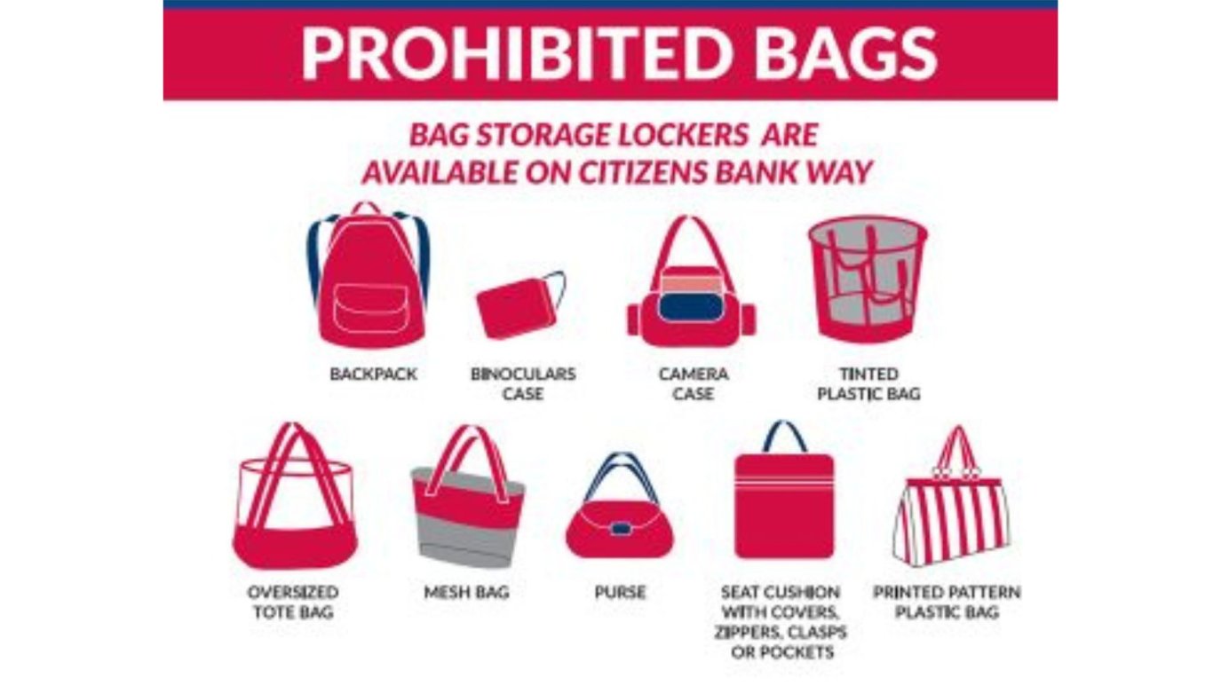 Citizens Bank Park Bag Storage
