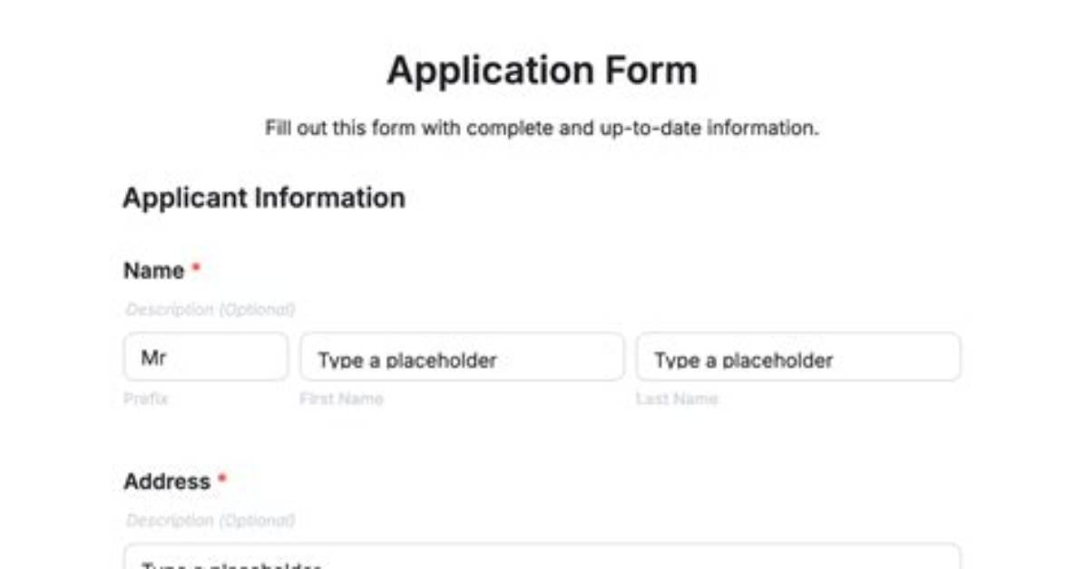 Form For