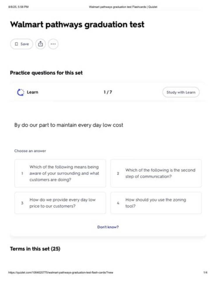 Walmart Pathways Graduation Answers: What to Know Before You Try